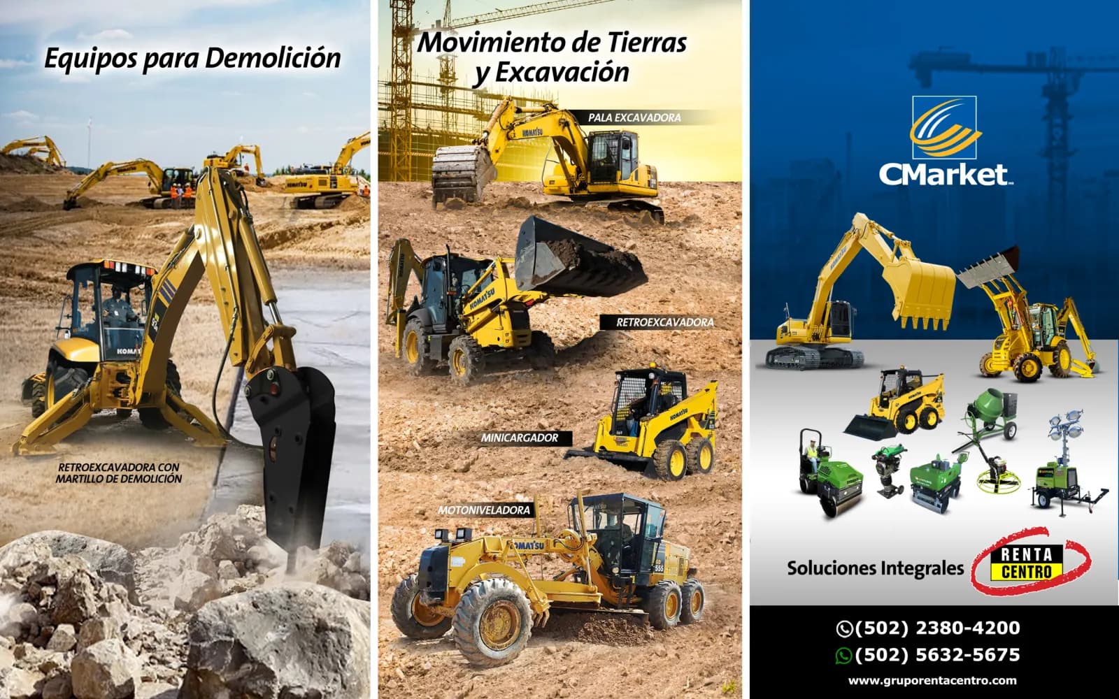Page 1 of the RentaCentro Guatemala rental catalog