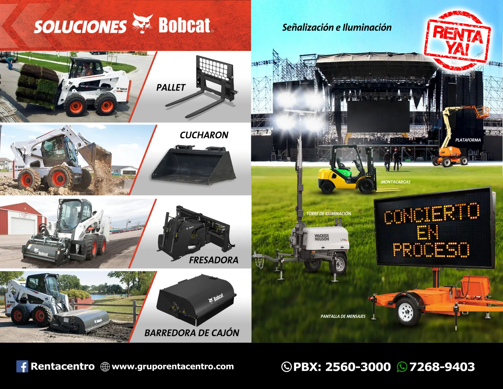 Page 3 of the RentaCentro El Salvador rental catalog