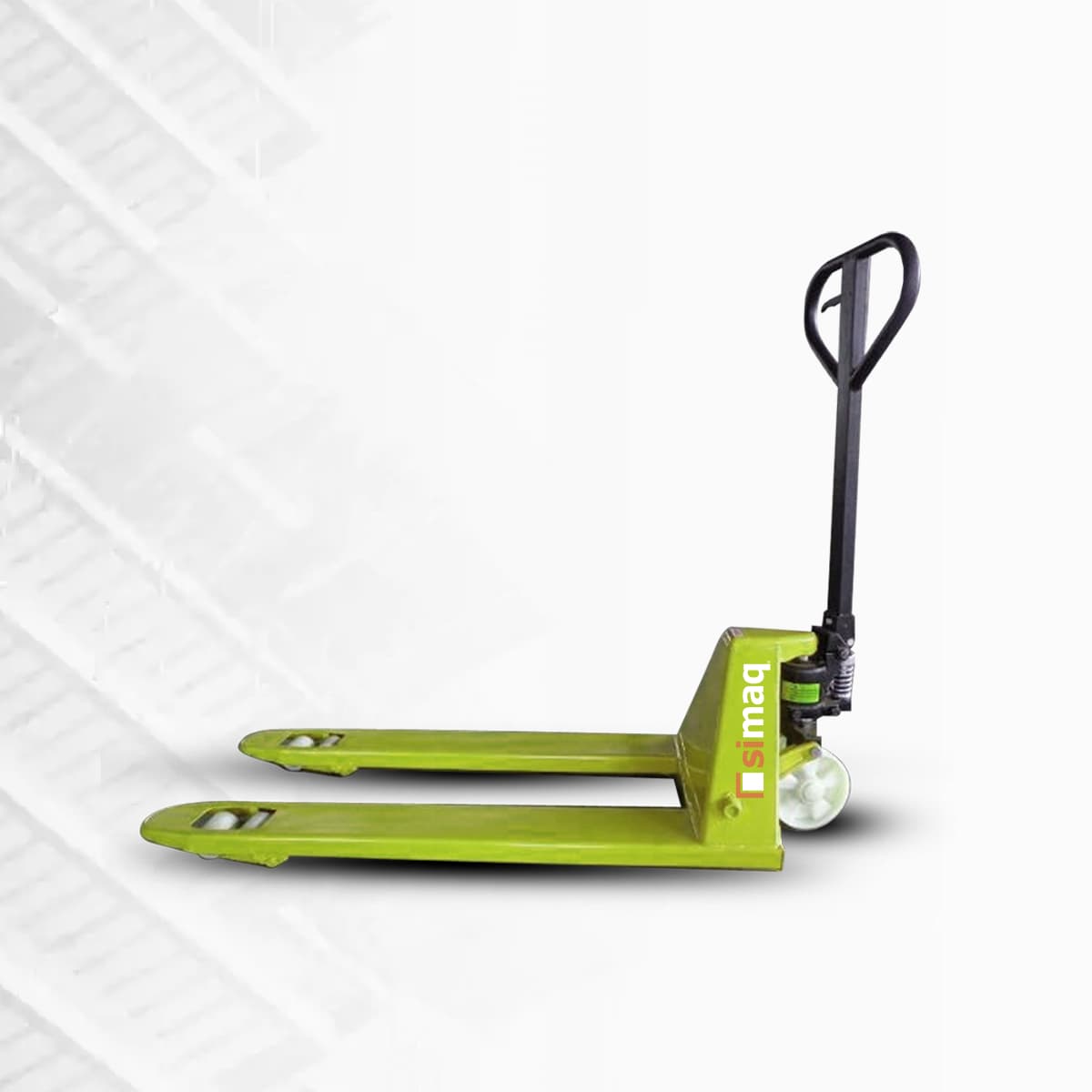 Pallet hidráulico SIMAQ 2.5 t — El equipo real