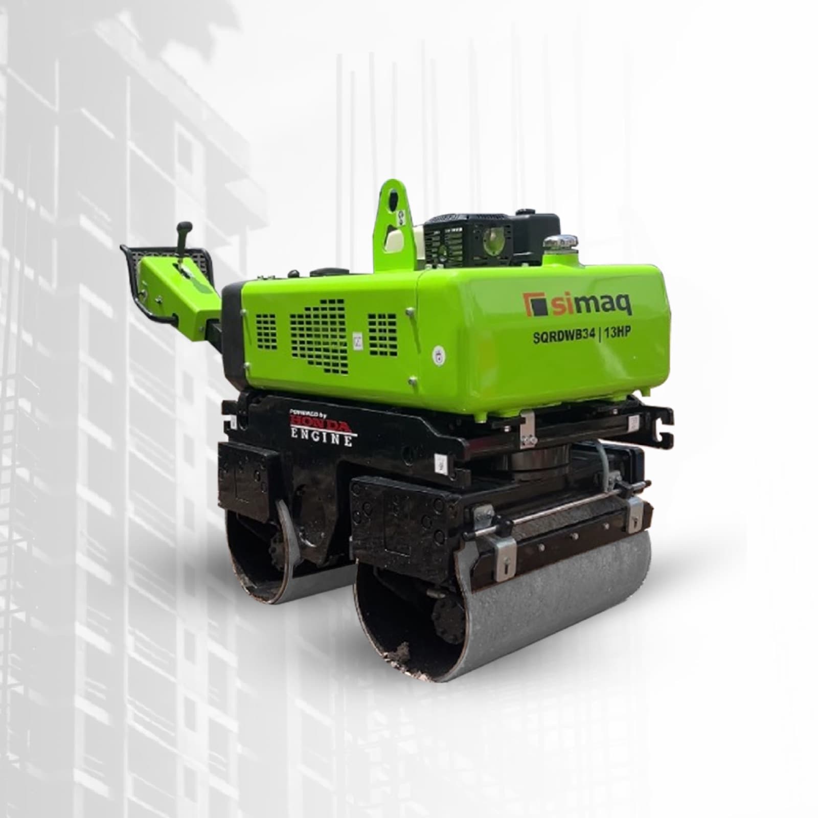 Rodo doble tambor SIMAQ RWYL34 (0.8 t) — El equipo real
